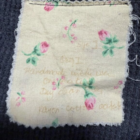 Artisan Patchwork Blouse Boho Cottage Whimsy - Picture 4 of 7